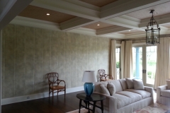 Wallpapering and Custom Woodwork Finishes